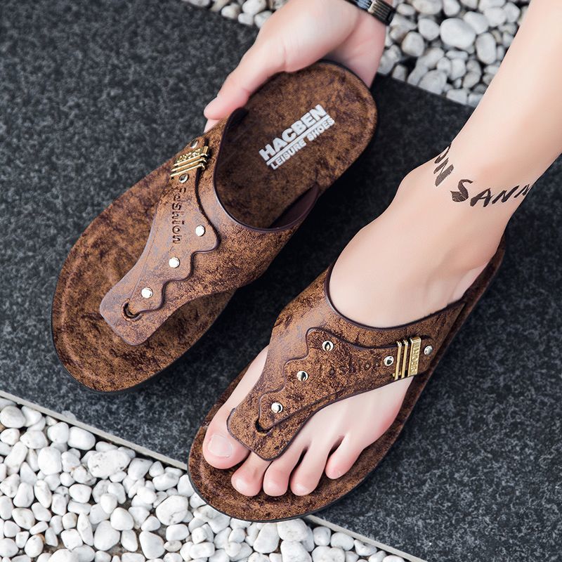 Flip Flop Leather Men - Nuove Ciabatte da Uomo 2026 in