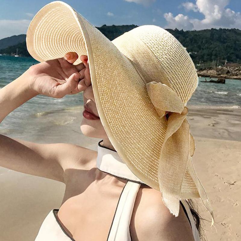Nuovo Cappello da Donna Pieghe - Bucket Hat Straw recensione e prezzo