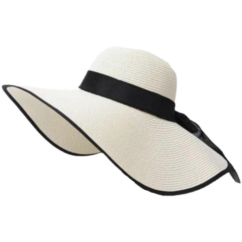 Nuovo Cappello da Donna Pieghe - Bucket Hat Straw recensione e prezzo