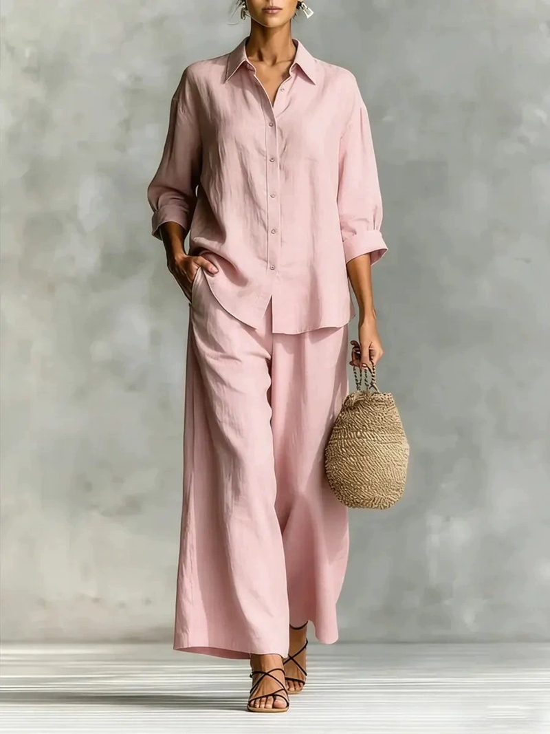 Nuovo Completo Casual da Donna - Linen Shirt Breathable recensione e prezzo
