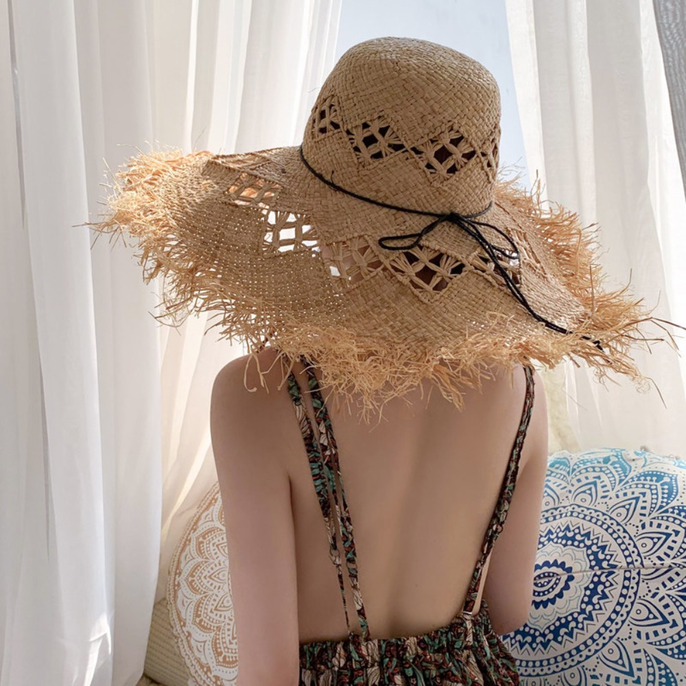 Nuovo cappello di paglia a tes - Bucket Hat Straw recensione e prezzo