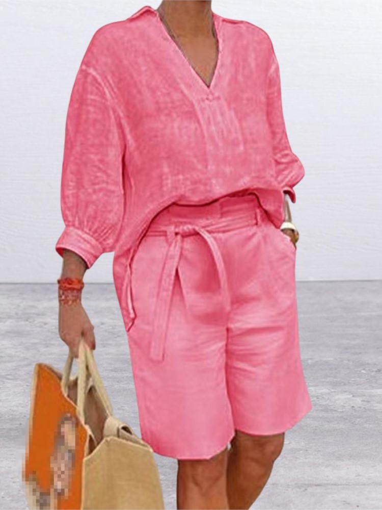 Abiti da donna stile elegante  - Linen Shirt Breathable recensione e prezzo