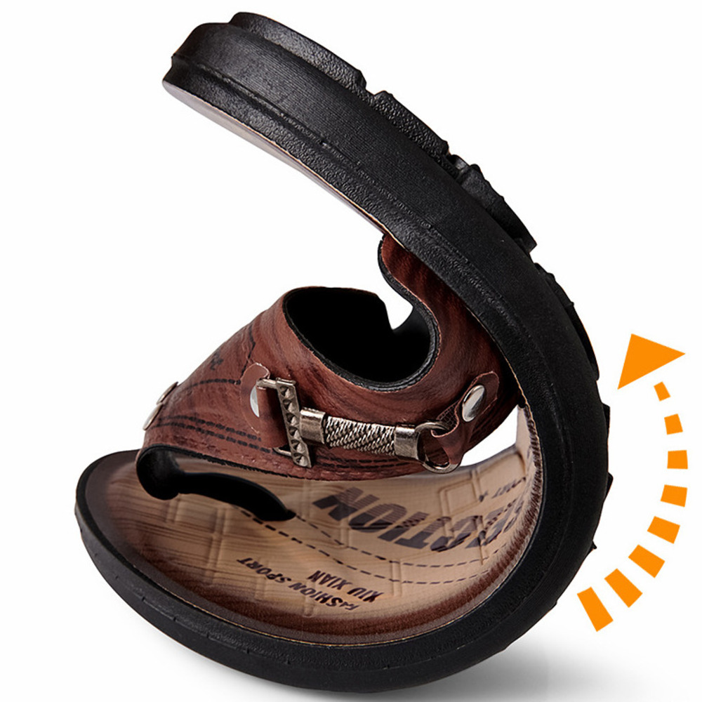 Ciabatte in Pelle da Uomo, Zoc - Flip Flop Leather Men recensione e prezzo