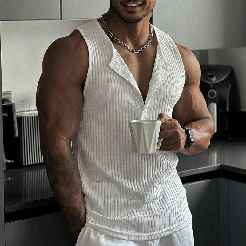 Top Sportivo Senza Maniche a C - Tank Top Muscle recensione e prezzo
